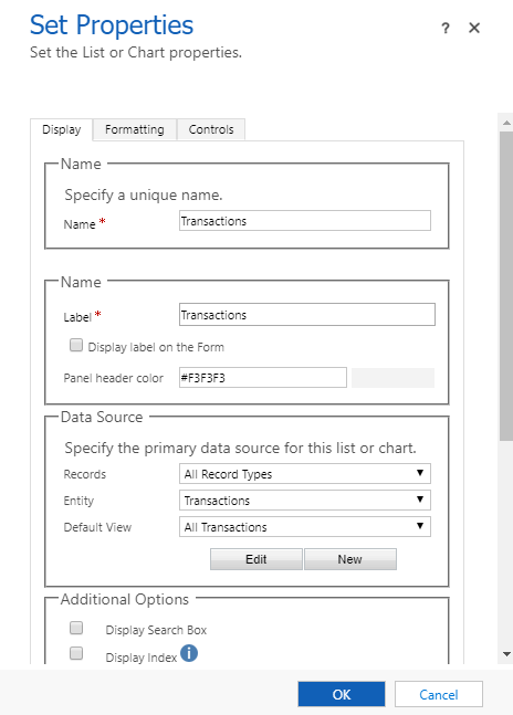 Virtual Entity sub-grid configuration to return all records